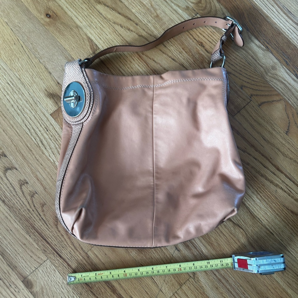 Coach Bag with Chrome Buckles